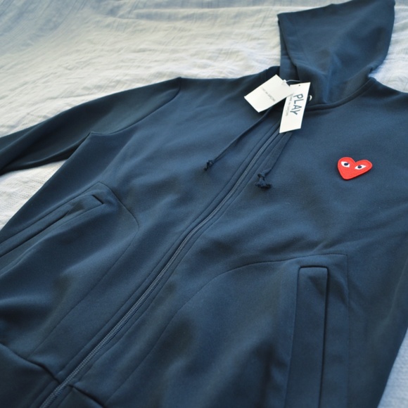 Comme des garçons play zip up hoodie - Picture 2 of 10